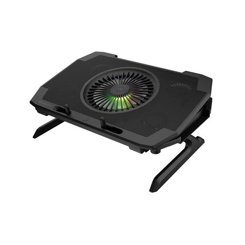 Genesis Hladilno stojalo / podstavek za prenosnike OXID 850 RGB, do 17.3``, 6 naklonov, RGB LED osvetlitev, 5 ventilatorjev, črno Cene