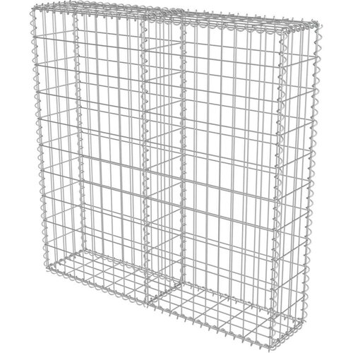  Gabionski zid s poklopcima od pocinčanog čelika 100 x 20 x 100 cm Slike