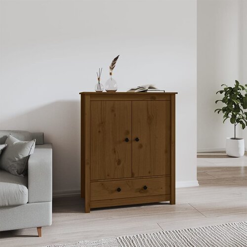 vidaXL Komoda boja meda 83 x 41,5 x 100 cm od masivne borovine Cijene