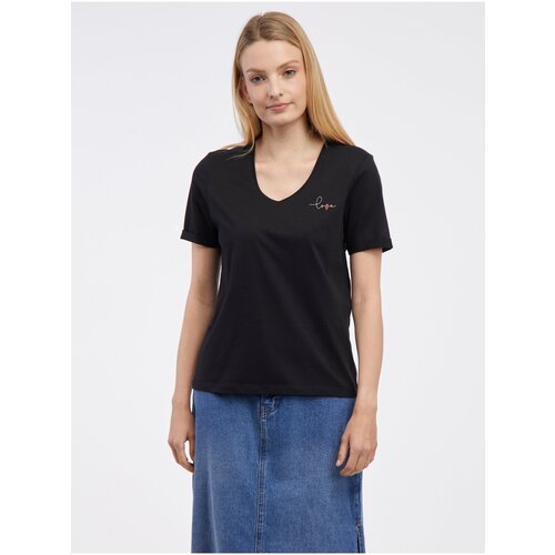 Pieces Black Women&amp;#039;s T-Shirt Fawna - Women&amp;#039;s Slike