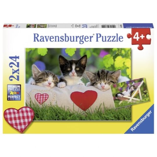 Ravensburger puzzle (slagalice)- Zaljubljene mace Slike