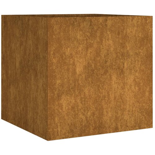 Maison Chic Cvetlično korito - Cvetlični Lonec 40x41x40 cm corten jeklo, (21790528) Slike
