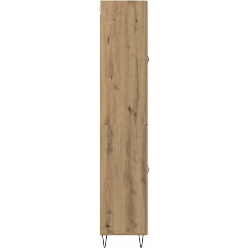  Highboard Umjetnički hrast 69,5 x 34 x 90 cm Konstruirano drvo Slike