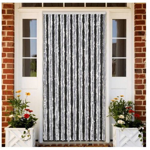 vidaXL Zastor protiv muha sivo-crni 100 x 230 cm od &scaron;enila Cijene