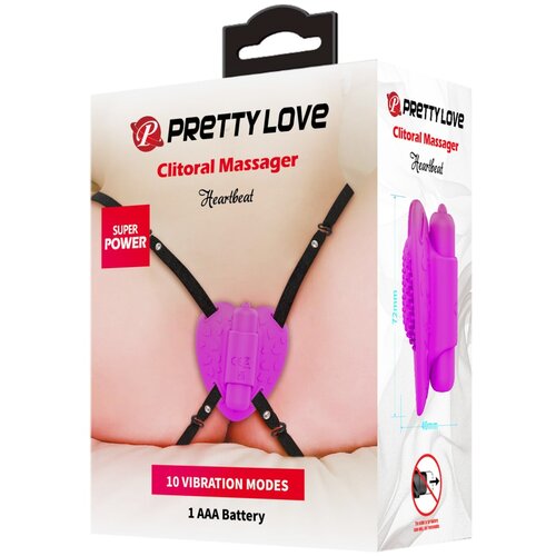Pretty Love 2024 Klitoralni Stimulator Pretty Love Heartbeat Purple Slike
