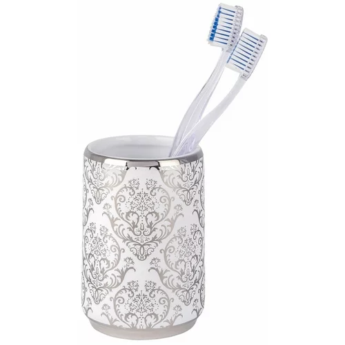 Wenko sivo-bijela šalica za četkice za zube barock