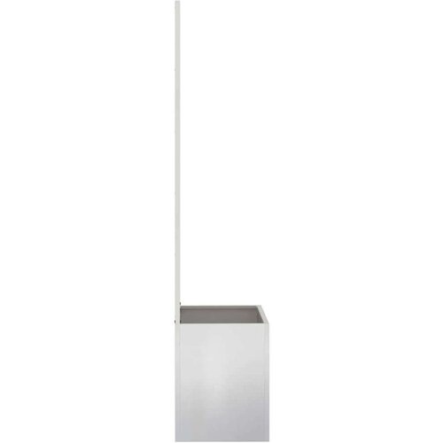 vidaXL Zaslon za zasebnost v vrtu Srebrna 50 x 140 cm Nerjaveče jeklo Cene