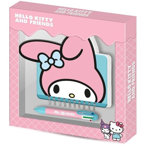 Hello Kitty Dnevnik s bravicom i olovkom u 6 boja My Melody Slike