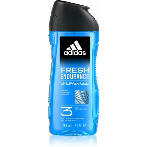 Adidas Fresh Endurance Shower Gel 3-In-1 gel za tuširanje 250 ml za muškarce