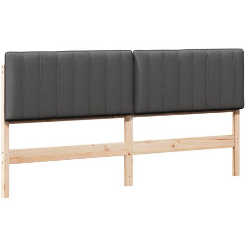 vidaXL Tapecirano vzglavje z vzglavjem Rjava in temno siva 180 cm, (5000109412) Cene