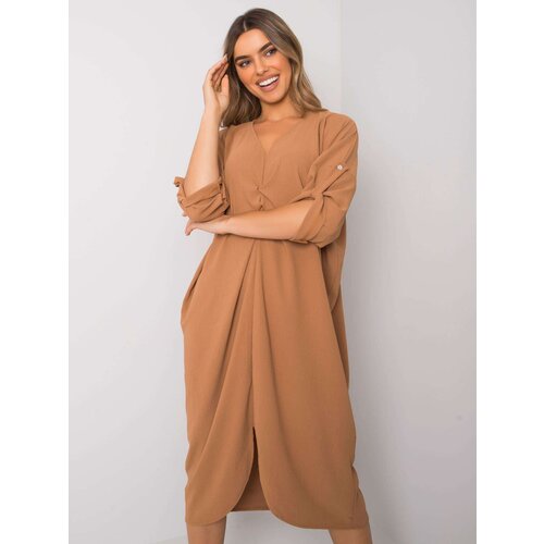 Italy Moda Dress-DHJ-SK-20148.20-camel Slike