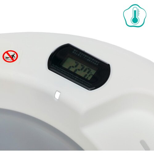  XXXL Fillikid sklopiva kadica Beluga s termometrom, white-grey Slike