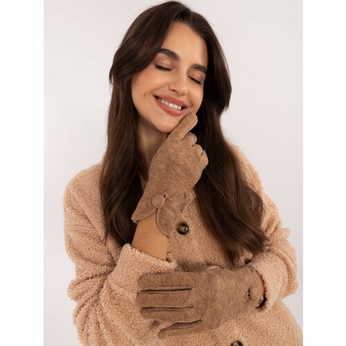 Wool Fashion Italia Gloves-AT-RK-23903.55-camel Cene