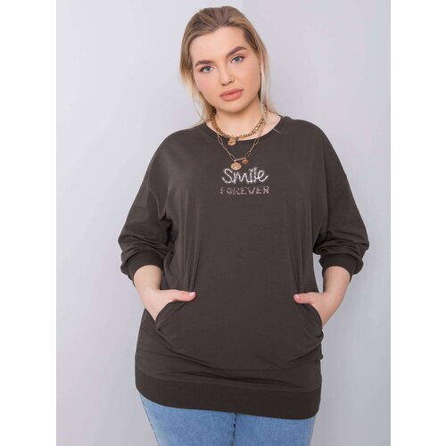 RELEVANCE Blouse-RV-BZ-6388.55P-dark khaki Cene
