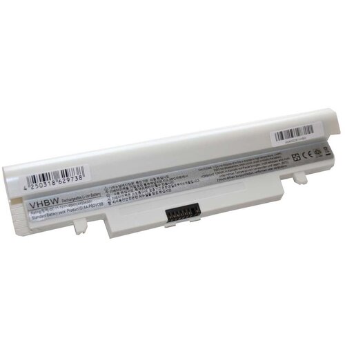 VHBW Baterija za Samsung N148 / N150, bela, 4400 mAh Slike