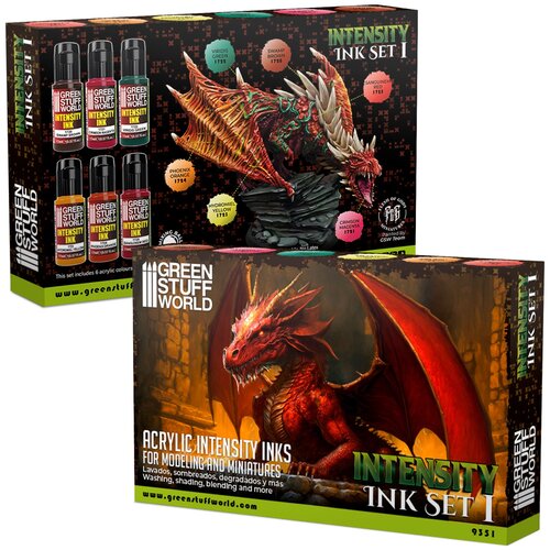 Green Stuff World Set Intensity Inks - SET 1 Slike