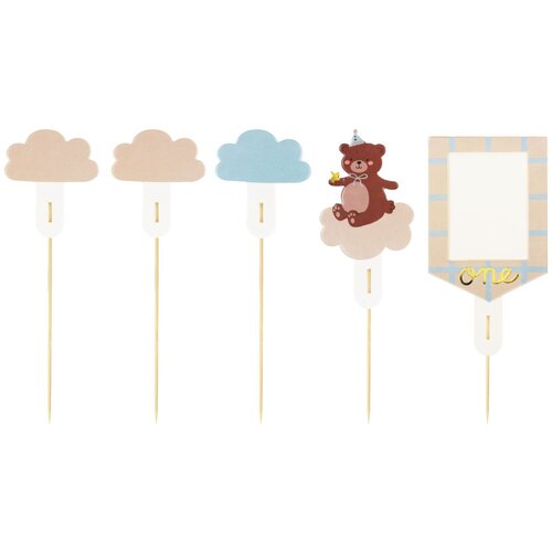 PARTY DECO prevleke za torto teddy bear, 12-14 cm Cene
