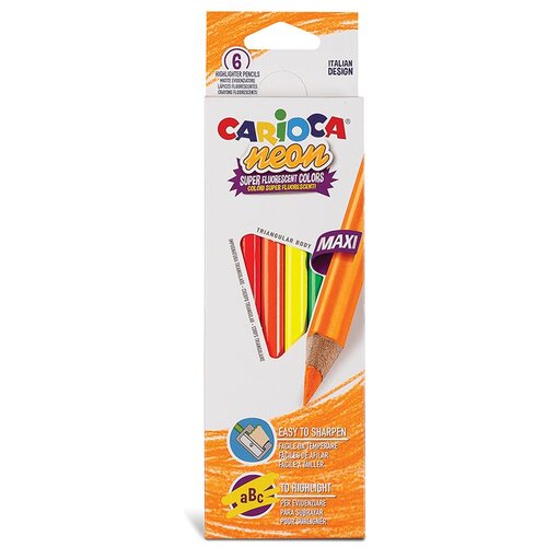 Carioca drvene bojice neonske, pak 1/6 Cijene