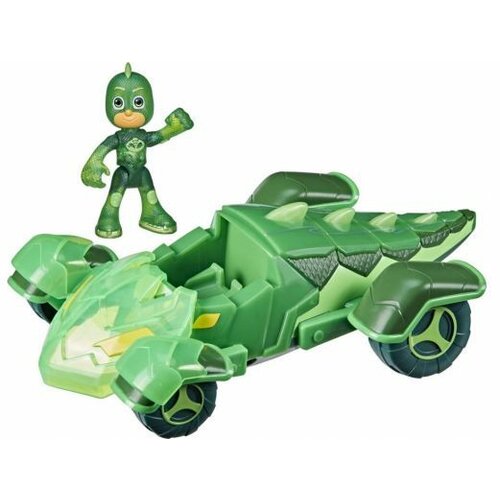 Hasbro pj masks zeleno vozilo sa figurom Slike