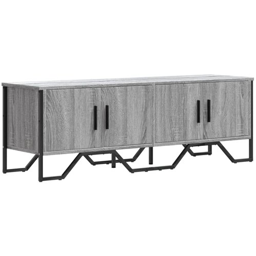 Maison Chic TV omarica - TV enota - Televizijska omarica siva sonoma 122x34x41 cm inženirski les, (21700750) Slike
