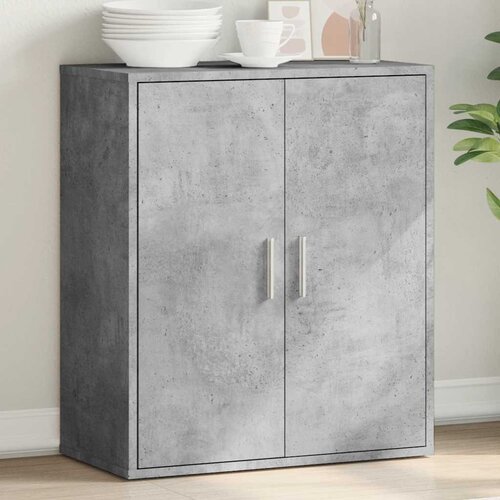  Komoda siva boja betona 79x38x80 cm od konstruiranog drva Cijene