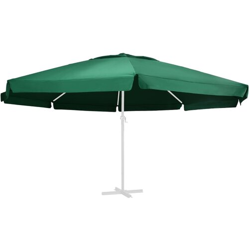 VidaXL Zamjenska tkanina za vrtni suncobran zelena 600 cm Slike