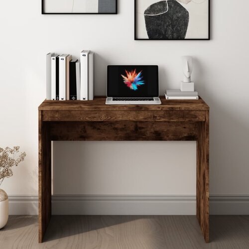  Radni stol boja dimljenog hrasta 90x40x72 cm konstruirano drvo Slike