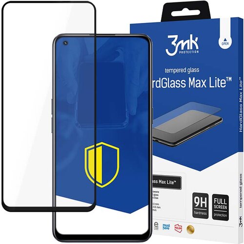 3mk HARDGLASS MAX SOLID KALJENO STEKLO ZA REALME 9 PRO BLACK - ZA&amp;Scaron;ČITNO, (22001087) Slike