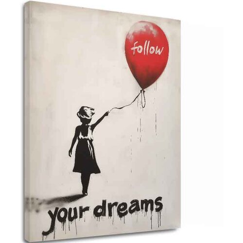  Slika FOLLOW YOUR DREAMS | Italijansko platno Cene