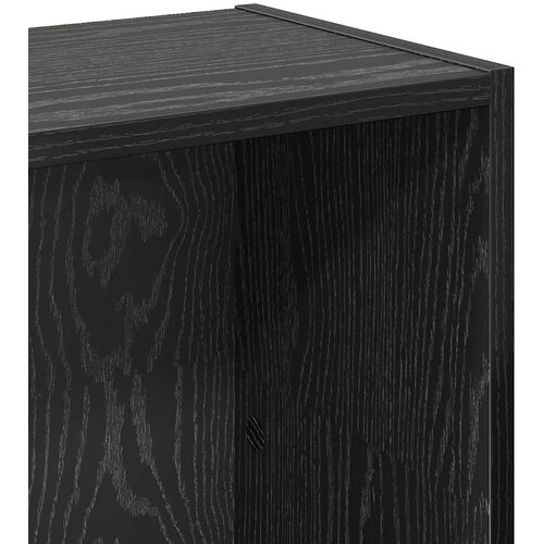  Polica Crni hrast 80 x 24 x 109 cm Konstruirano drvo Slike