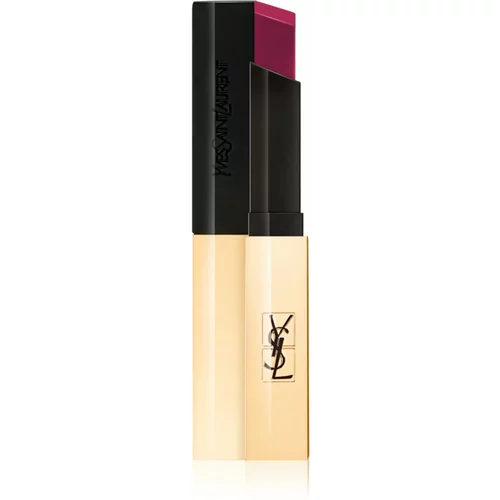 Yves Saint Laurent Rouge Pur Couture The Slim tanka matirajoča šminka z usnjenim učinkom odtenek 4 Fuchsia Excentrique 2,2 g