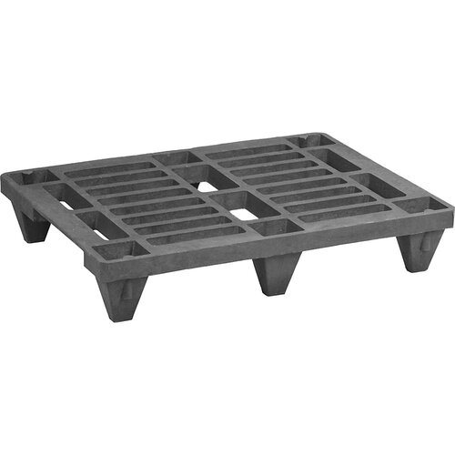 Ratioform Polovična paleta iz umetne mase, Dx&amp;Scaron;xV 600 x 800 x 145 mm, sive barve, od 10 kosov Slike