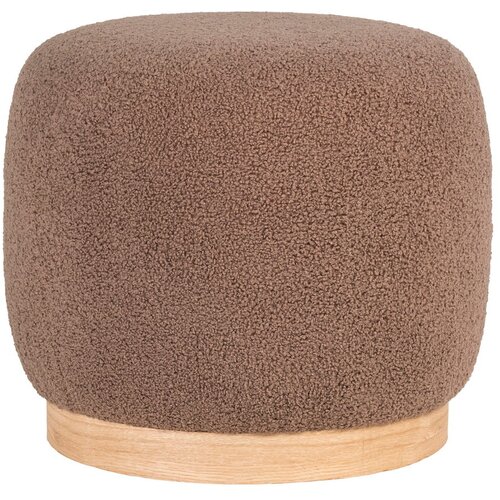 House Nordic Rjav tabure iz tkanine bouclé Belfort – Cene