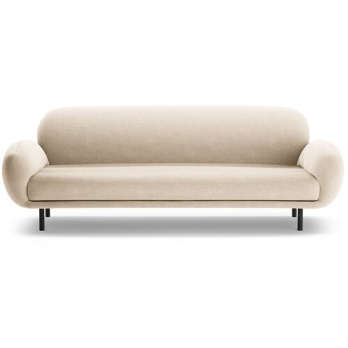 Micadoni Bež sofa od boucl&amp;eacute; tkanine 208 cm Poppy &amp;ndash; Slike