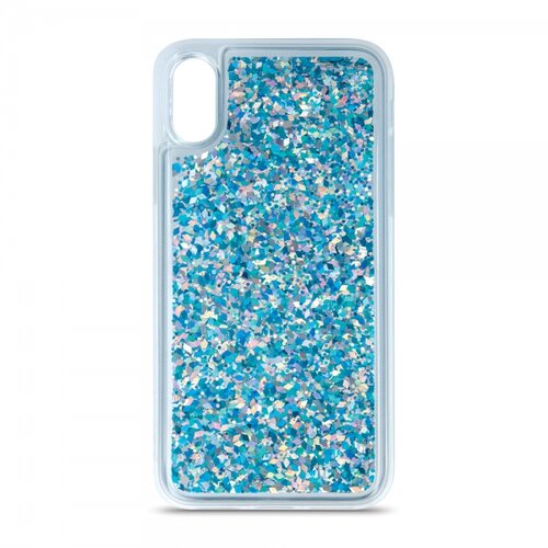  Silikonski ovitek za samsung galaxy A50 A505 prozoren z modrimi ble&amp;scaron;čicami Slike