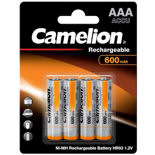 Camelion Punjiva baterija AAA 600 mAh NiMh 4/1 Slike