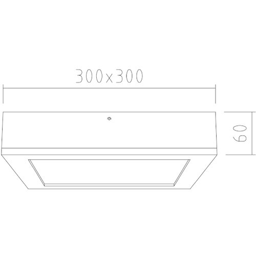  APLED - LED plafonsko svetlo QUADRA LED/24W/230V hrast Slike
