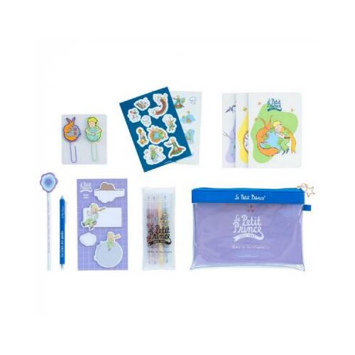 Grupo Erik Editores S. L. &amp;Scaron;kolski set sa pernicom The Little Prince, Plavi Slike