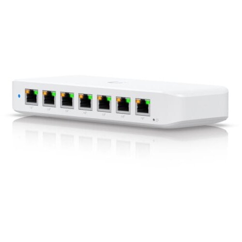 Ubiquiti USW-Ultra-210W-EU compact, Layer 2, 8-port GbE PoE switch with versatile mounting options, 7x GbE PoE+ output ports, Gb Cijene