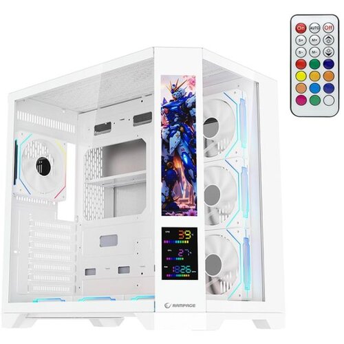  Kući&amp;scaron;te gaming RAMPAGE NOVA V2 9.16&amp;#039; LCD... Slike