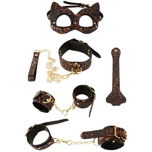 Bad Kitty Stylish 6-piece Bondage Set 2493900 Leopard Slike