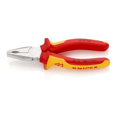 Knipex klešta kombinovana izolovana 1000V VDE 160mm ( 03 06 160 ) Cene