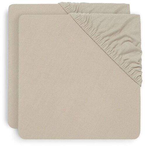 Jollein Plahta s gumicom Jersey 60x120 cm 2 kom, Nougat Cijene