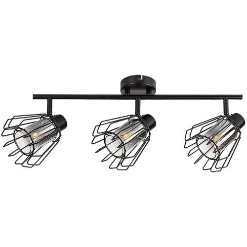 Rabalux plafonska spot lampa Emerencia, 3xE14, Crna Slike