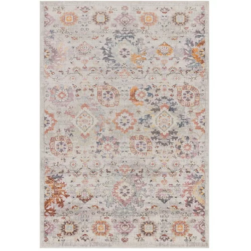 Asiatic Carpets Bež preproga 170x120 cm Flores - Asiatic Carpets