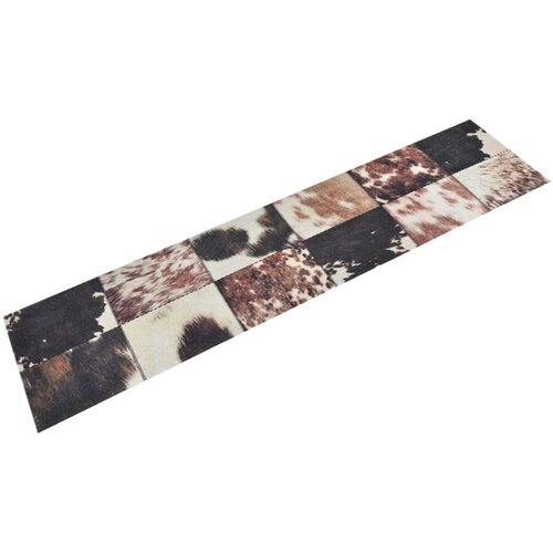 vidaXL Kuhinjska preproga živalska koža 60x300 cm žamet Cene