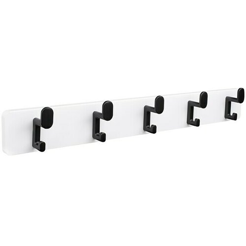 WALTECO Zidna lajsna s kukicama (D x Š x V: 550 x 55 x 80 mm, Broj kuka: 5 Kom.) Cijene