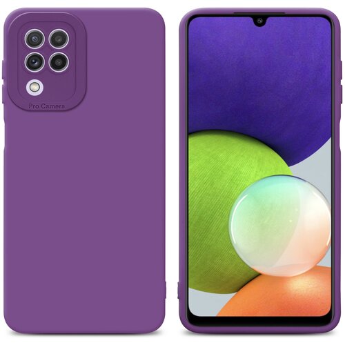 Cadorabo Case, združljiv s Samsungom v tekočini Matte Purple - za&scaron;čitni pokrov iz fleksibilnega silikona TPU, (20592089) Cene