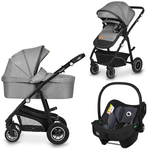 Lionelo dječja kolica Bianka 3u1, Grey Stone Slike