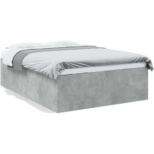  Okvir kreveta boja betona 120x190 cm od konstruiranog drva